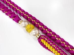 正絹　振袖用　手組帯締め